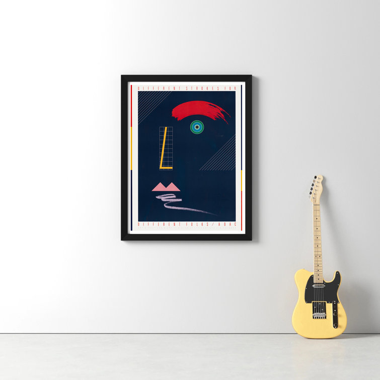 AllModern MidCentury Vintage Art Poster, "Different Folks", Circa 1965